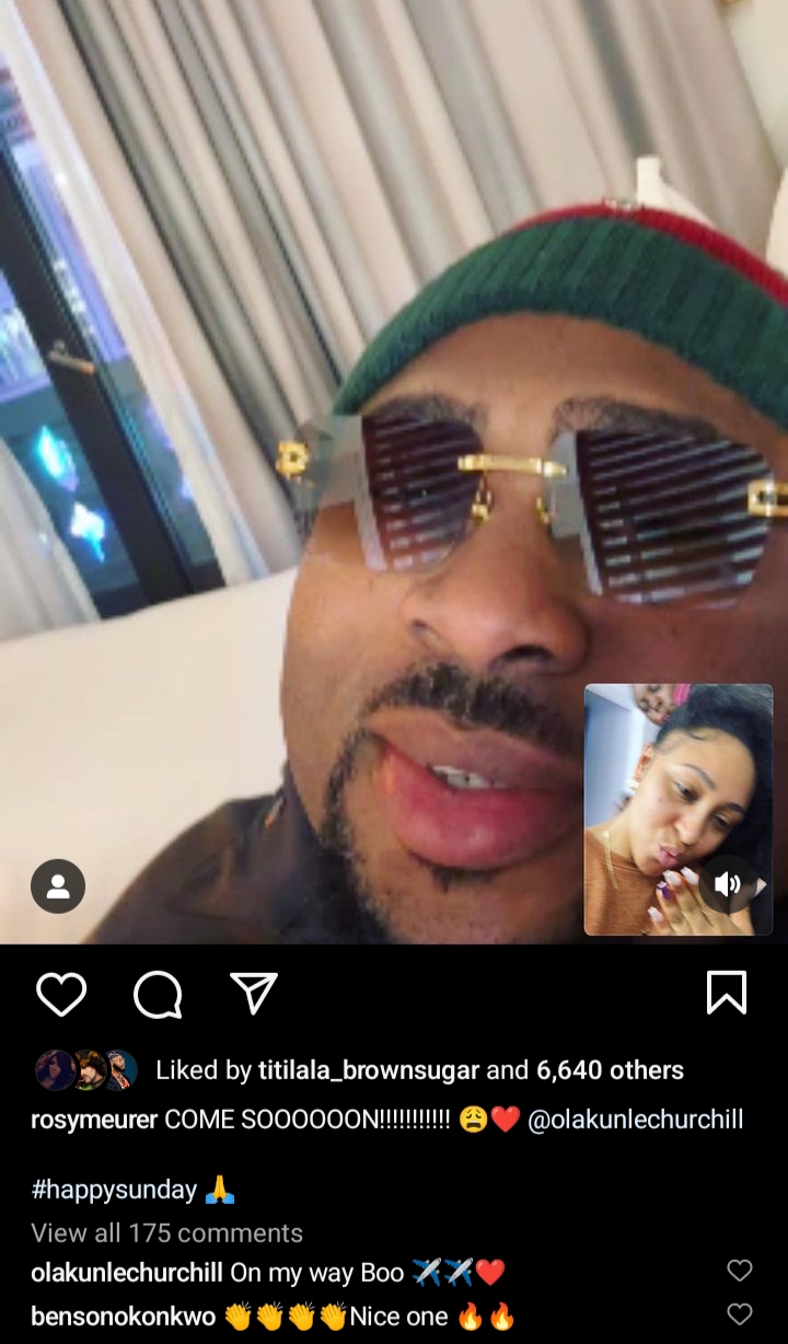 Rosy Meurer and Olakunle Churchill break hearts as they update their relationship