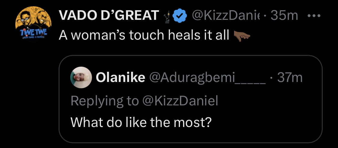 Kizz Daniel reveals what he likes the most.